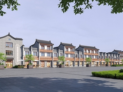 中式商业街 仿古商业街 古建商业街