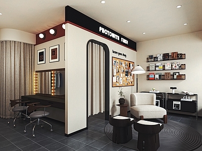 复古原木婚纱摄影 复古照相馆自拍馆