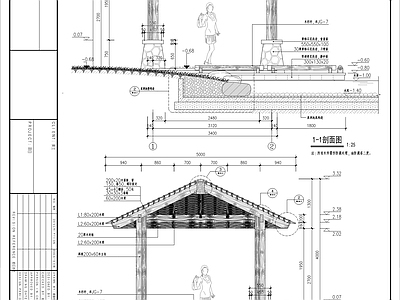 美式欧式亭子 美式方形景观亭 欧式方形木亭 施工图