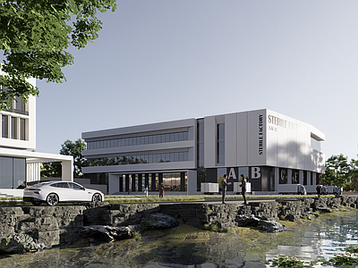 现代极简厂房 厂房 办公 现代