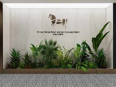 植物堆 绿植 植物堆