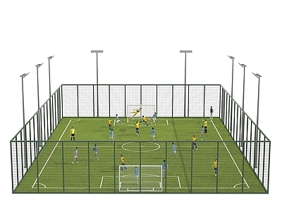 现代足球场 足球场 户外足球场