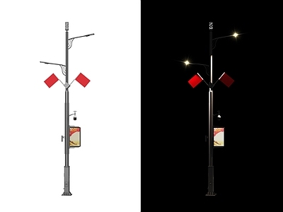 现代简约其他户外灯 玉兰灯中华灯 智慧路灯合杆 路灯道路灯 中杆灯高杆灯