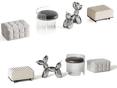 现代其他凳子 小凳子 亚克力凳 儿童凳子 小狗凳子 沙发凳