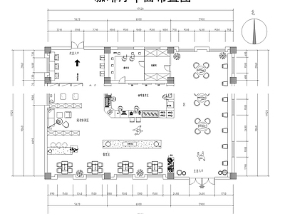 现代咖啡厅 咖啡厅 咖啡馆 施工图