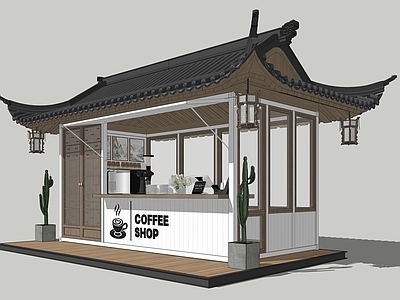 售卖亭 新中式咖啡店 集装箱咖啡店 户外咖啡厅 快闪咖啡厅 营地咖啡厅