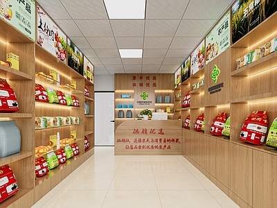 原木现代其他商业空间 农产品 供销社