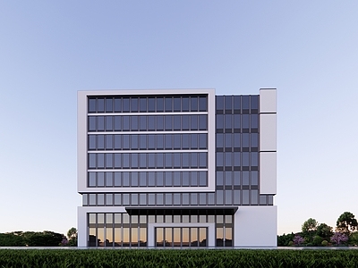 现代简约其他商业建筑 商业办公 产业园 办公楼 酒店