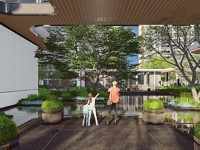 复古轻奢小区景观 上海中海领邸玖序 中海领邸玖序深化 示范区深化 豪宅示范区 中海豪宅下沉卡座