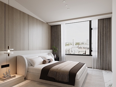现代家居卧室 现代卧室
