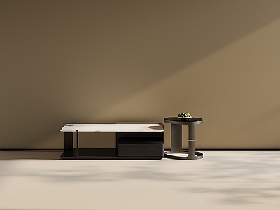 现代意式几类组合 大理石茶几