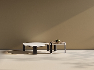 现代意式几类组合 大理石茶几