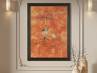 法式复古挂画 书房挂画 茶室挂画 客厅挂画 玄关挂画 办公室挂画