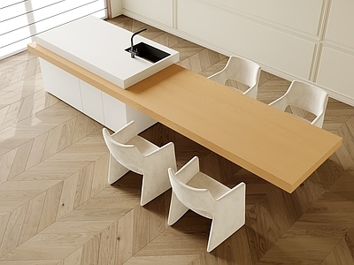 现代简约餐桌椅 岛台餐桌椅 长桌 餐椅