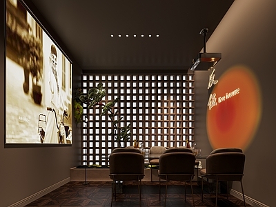 现代轻奢酒吧 雅间