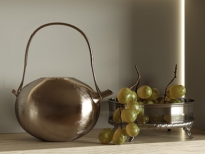 水果蔬菜 水果 水壶 餐具摆件 果盘摆件