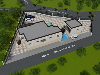 现代乡村民房 自建房 民房