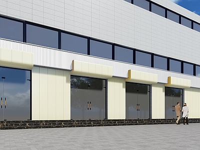 现代商场建筑 门头 商业门头 商铺门头