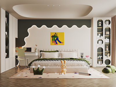 现代通用儿童房 现代儿童房