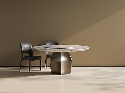 现代轻奢餐桌椅 圆餐桌椅