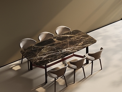 现代轻奢餐桌椅 岛台餐桌椅