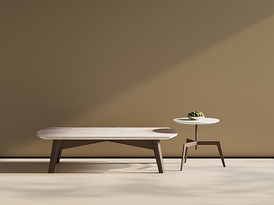 现代新中式几类组合 大理石几 边几