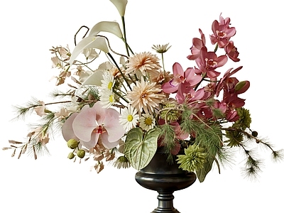现代法式花艺 花艺摆件 鲜花插花 艺术插花 绿植摆件