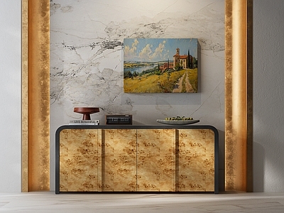 复古中古玄关 混搭玄关 中古玄关柜 别墅玄关 门厅 端景
