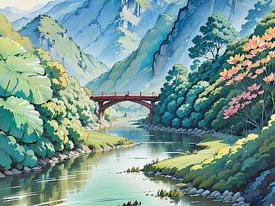 现代新中式其他挂画 插画 古画 艺术挂画 肌理画 抽象挂画