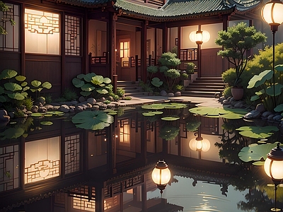 现代新中式其他挂画 国画 抽象挂画 插画 古画 艺术挂画