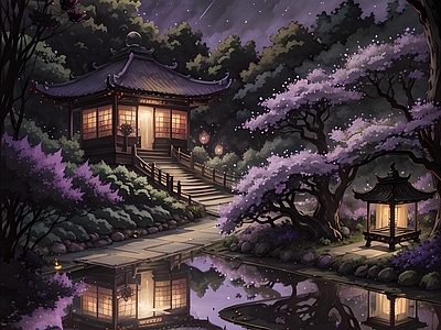 新中式现代其他挂画 国画 抽象挂画 插画 古画 艺术挂画