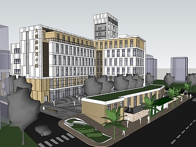 现代医院建筑 养老院