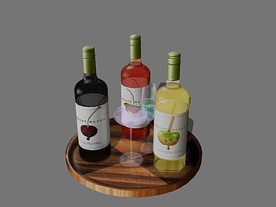 酒具 酒瓶 酒杯 托盘 玻璃杯