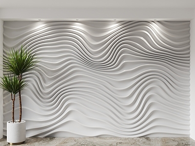 现代沙发背景墙 现代波纹背景墙 现代异形背景墙 波浪背景墙 沙发背景 水波纹背景墙