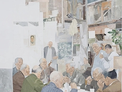 现代其他挂画 艺术挂画 油画