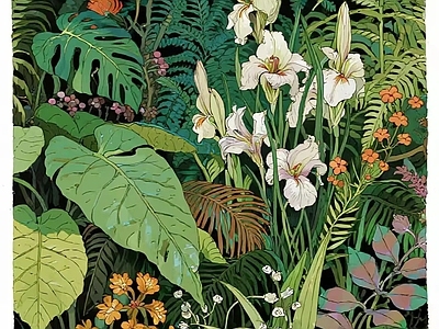 现代其他挂画 艺术挂画 插画