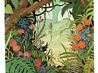 现代其他挂画 艺术挂画 插画