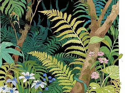 现代其他挂画 艺术挂画 插画