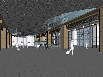 新中式其他公共空间 高铁站 车站