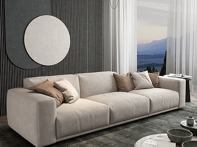 现代轻奢家居客厅 高级灰客厅 大平层客厅 黑白灰客厅 黑白客厅