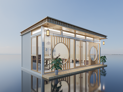 现代新中式风格建筑 集装箱办公室 集装箱咖啡店 集装箱奶茶店 集装箱民宿 集装箱休闲