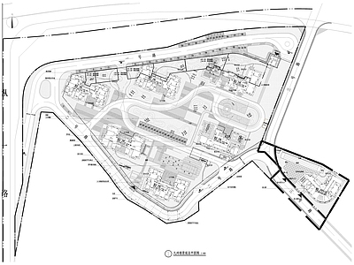 宅间绿地 现代大区景观 住宅区景观 施工图