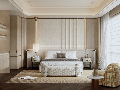 轻奢家居卧室 主卧