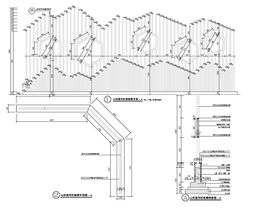 新中式现代庭院 花园庭院 私家庭院 施工图