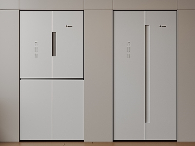 冰箱 双开门冰箱 简约冰箱柜 中古冰箱 意式冰箱 厨房电器