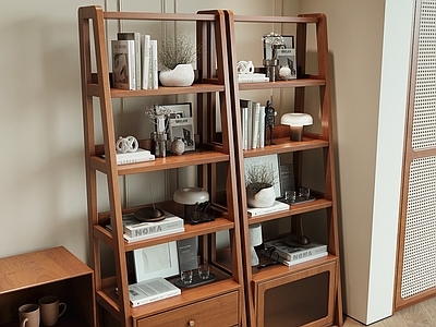 现代置物架 置物架 书架