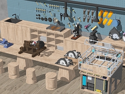 工具 电动工具扳手电钻 螺丝刀切割工具 工具箱工具墙 洞洞板工具五金墙