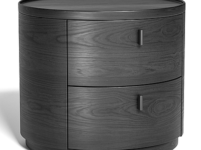 现代欧式床头柜 圆形床头柜