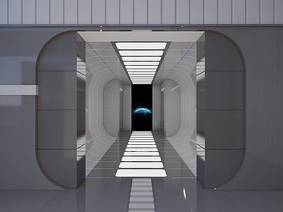 现代其他公共空间 通道 过道 入口