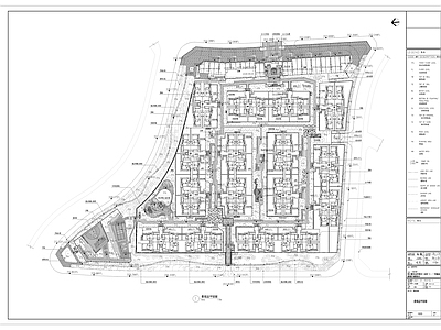 宅间绿地 融创大区景观 两江新区龙兴大区 住宅区景观 施工图